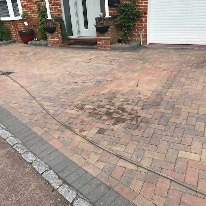 Oil Stains on Driveway - Oleoclear